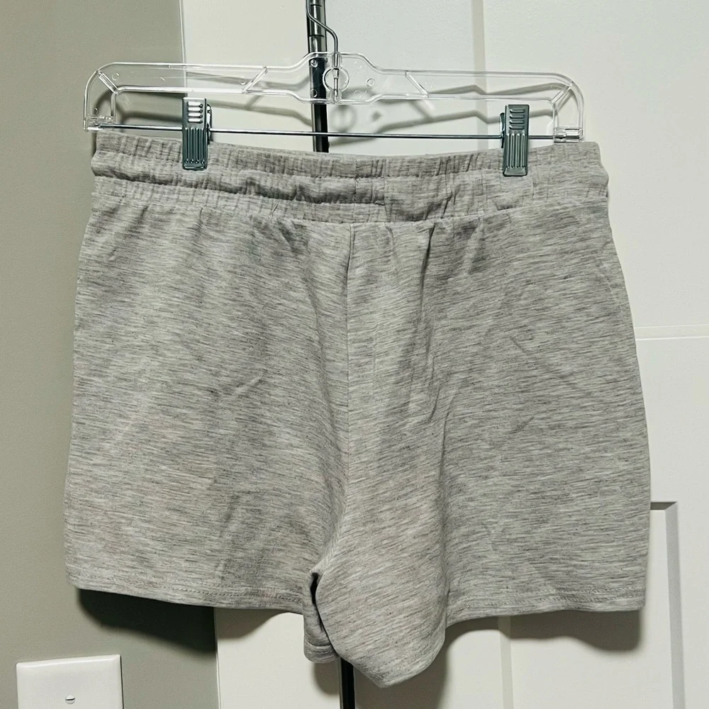 Women's Light Gray Athletic Shorts